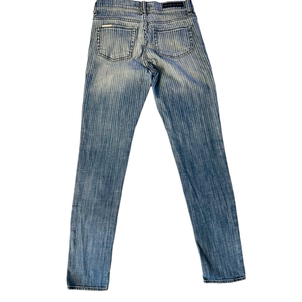 Rock & Republic Low Rise Light Wash Skinny Jeans Size 4 - Picture 3 of 9